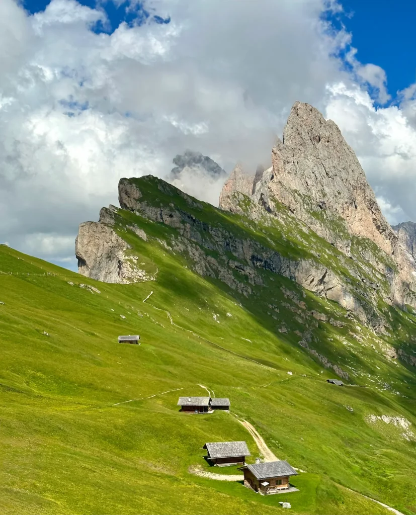 Seceda ridgeline, Dolomites – scenic view in the Italian Alps